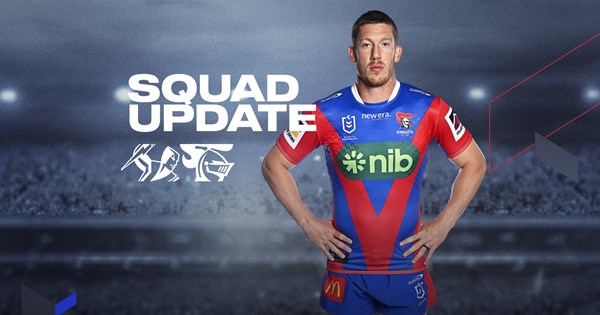 NRL Squad Update: Knights v Storm