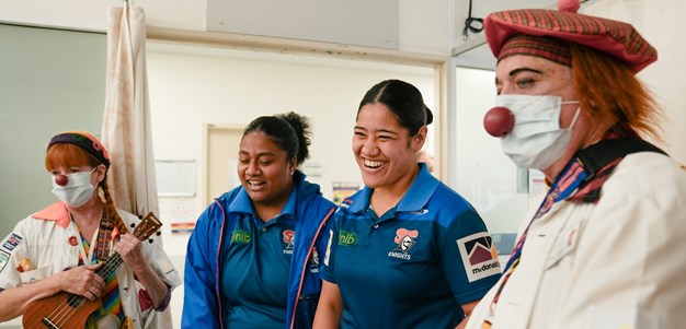 Knights support Humour Foundation Clown Doctors