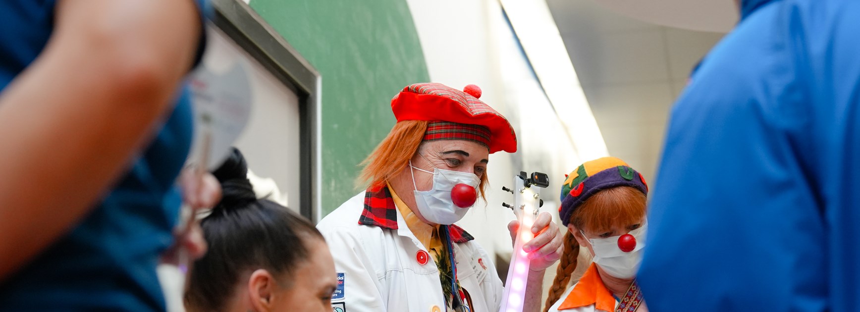 Knights support Humour Foundation Clown Doctors