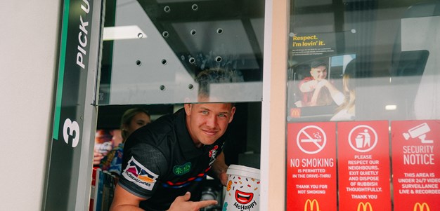 Knights players take part in McHappy Day