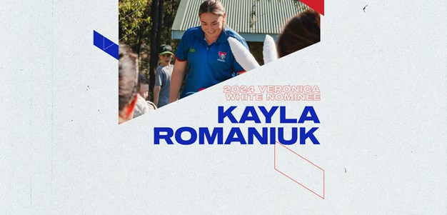 Kayla Romaniuk nominated for 2024 Veronica White Medal