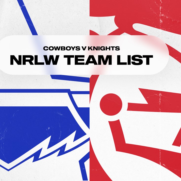 Cowboys v Knights Round 9 NRLW team list