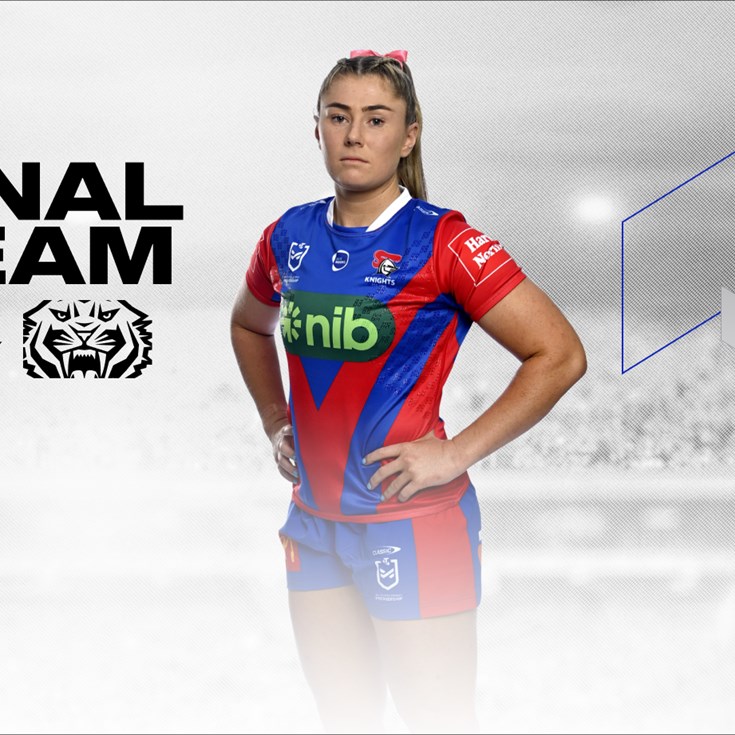 NRLW Final Team: Knights v Tigers