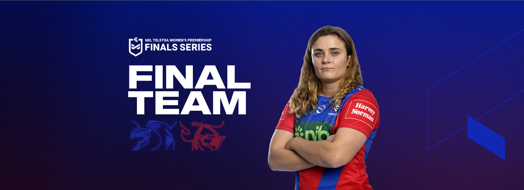 NRLW Final Team: Roosters v Knights