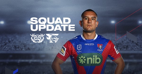 NRL Squad Update: Raiders v Knights