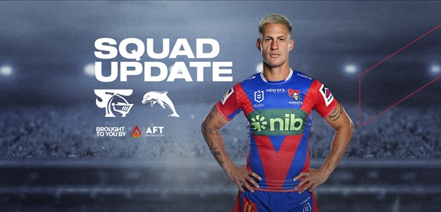 NRL Squad Update: Knights v Dolphins