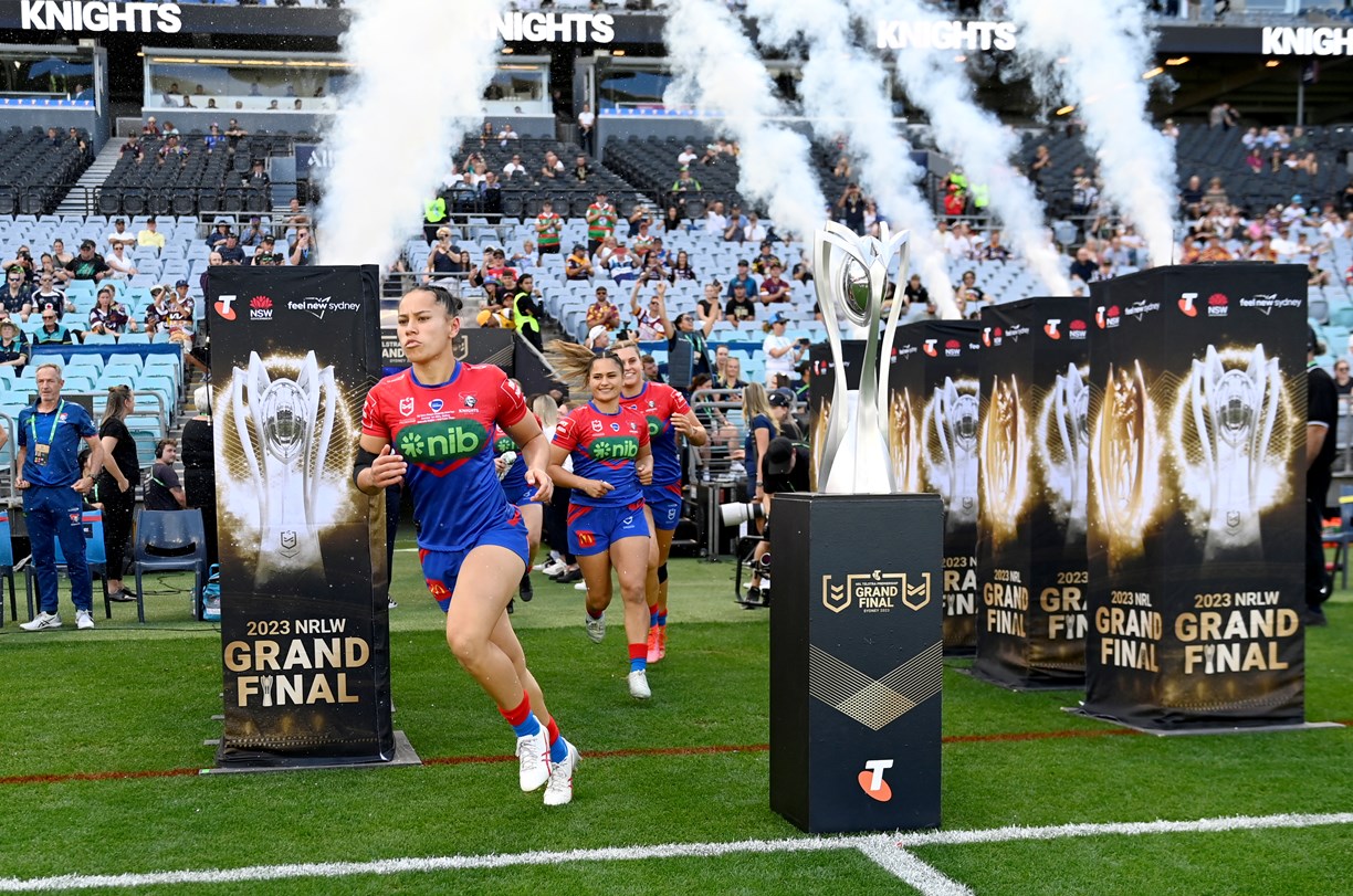 Gallery: Knights lift the NRLW premiership at Accor Stadium | Knights