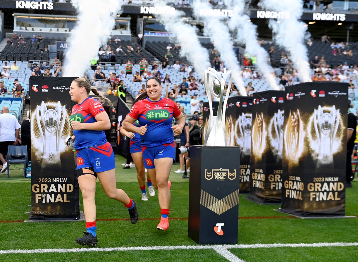 Gallery: Knights lift the NRLW premiership at Accor Stadium | Knights