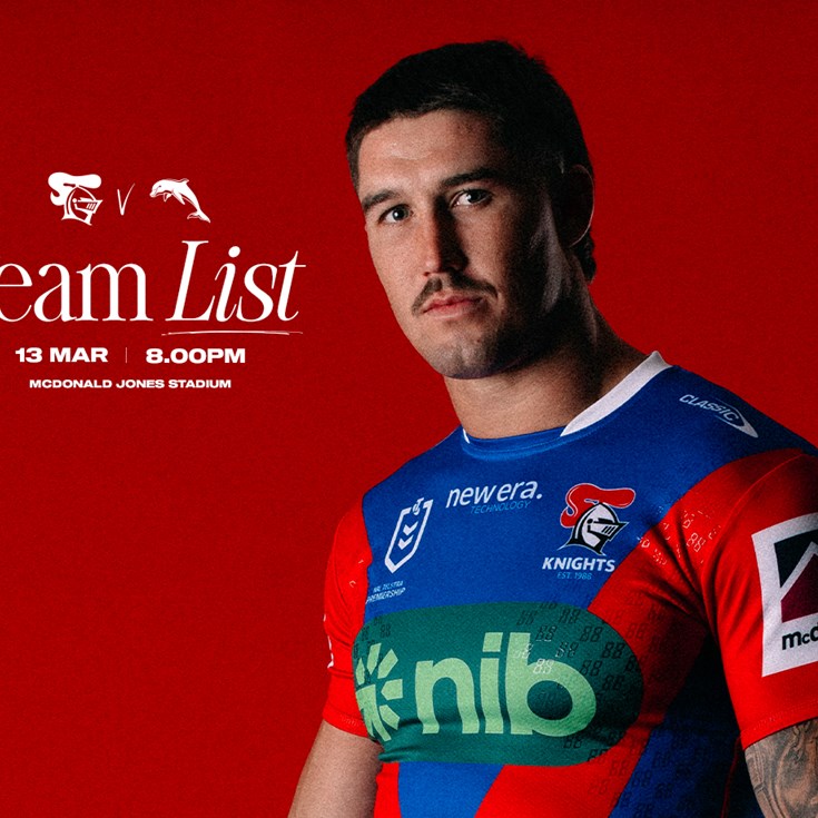 Round 2 NRL team list