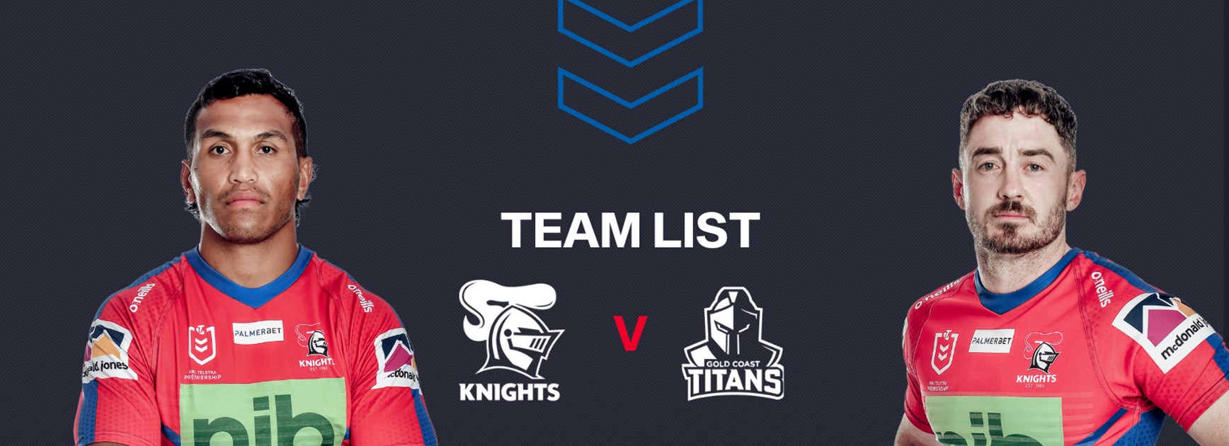 Titans v Knights Round 24 NRL team list