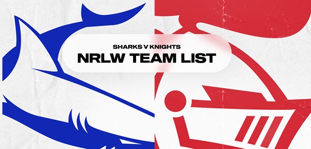 Sharks v Knights Round 4 NRLW team list