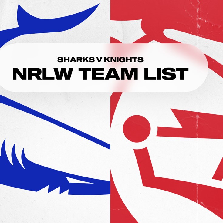 Sharks v Knights Round 4 NRLW team list