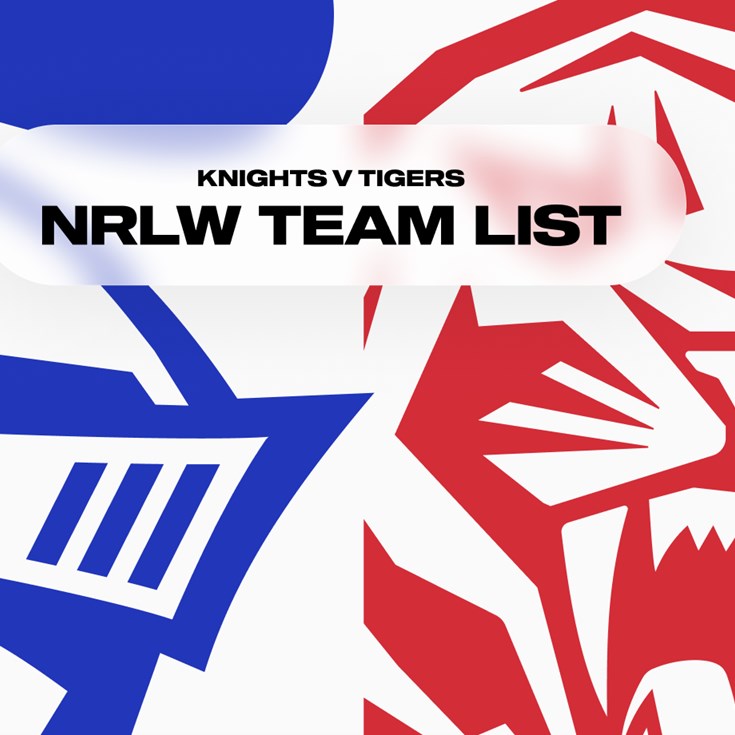 Knights v Tigers Round 6 NRLW team list