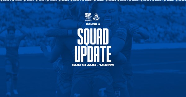 NRLW Squad Update: Knights v Titans | Knights