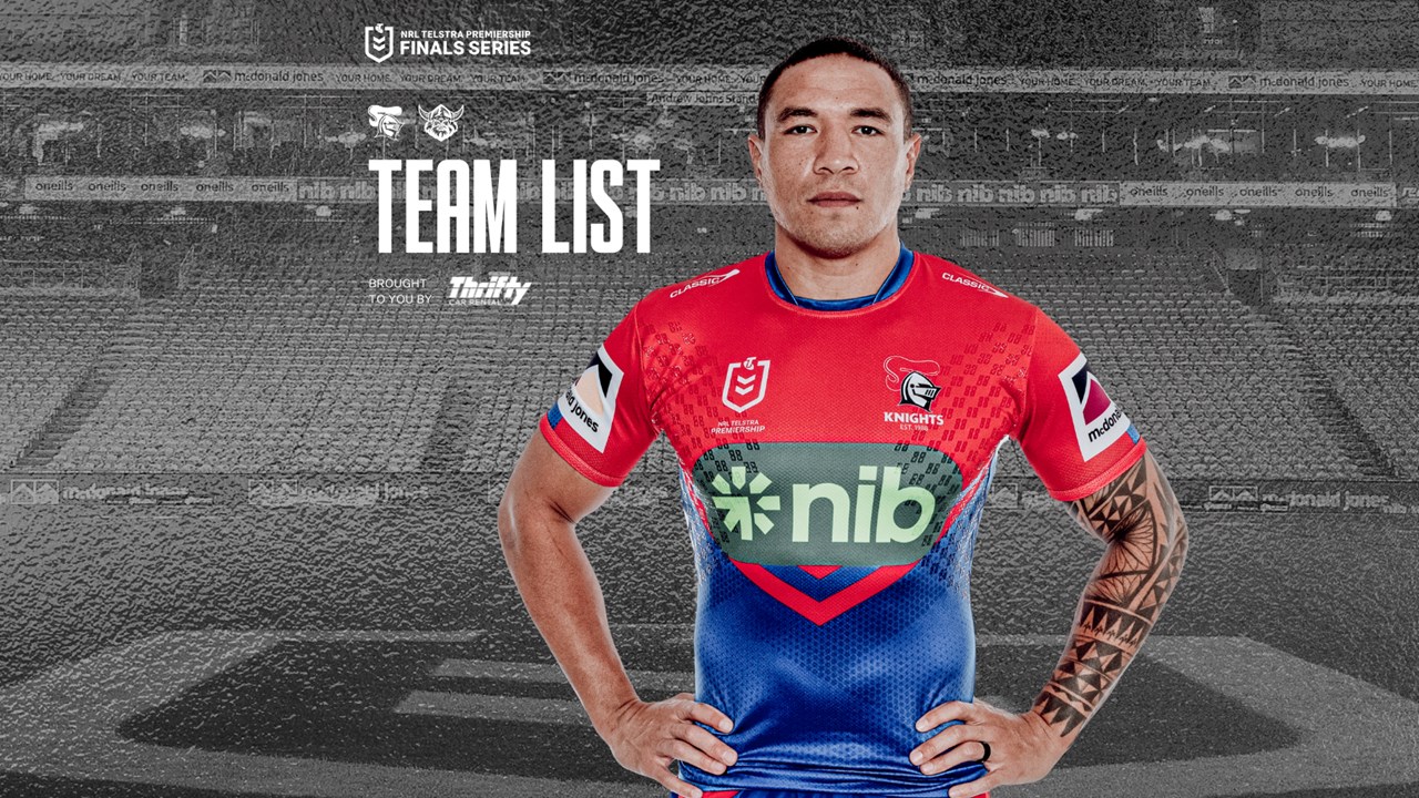 NRL Team List: Raiders v Broncos