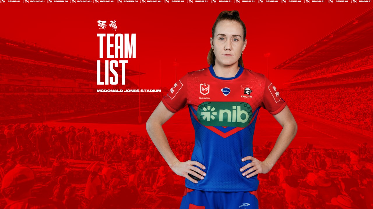 Knights v Dragons Round 1 NRLW Team List | Knights