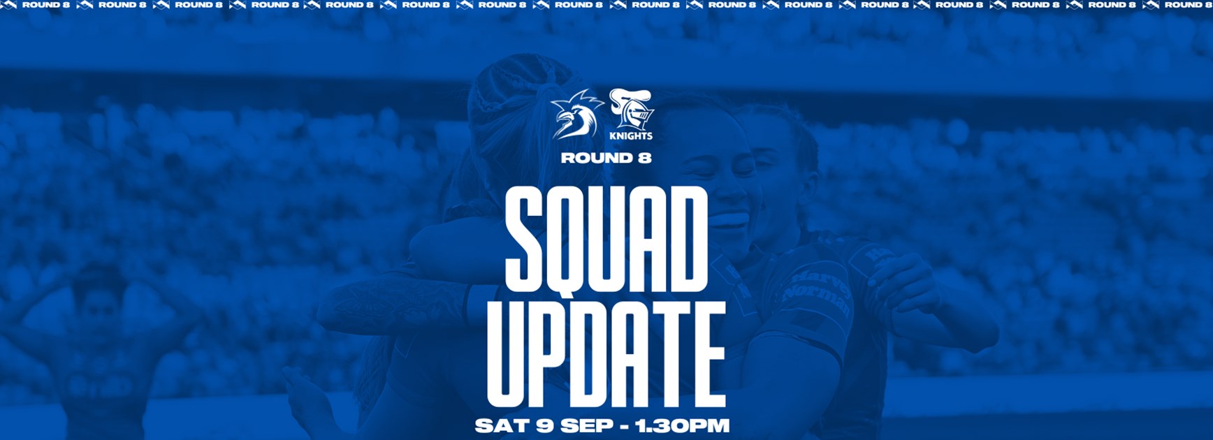 NRLW Squad Update: Debutant included