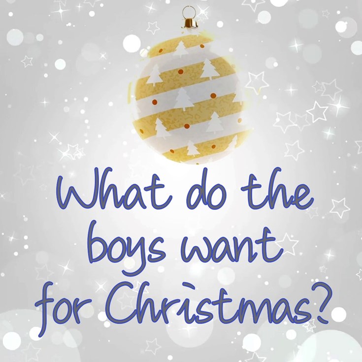 What do the boys want for Christmas?