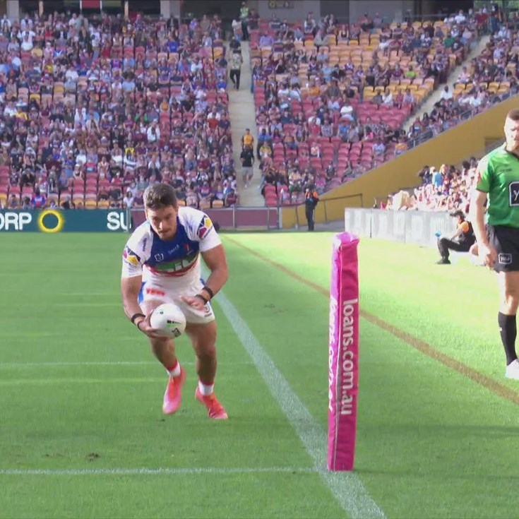 Ponga with the bullet pass to Tuala