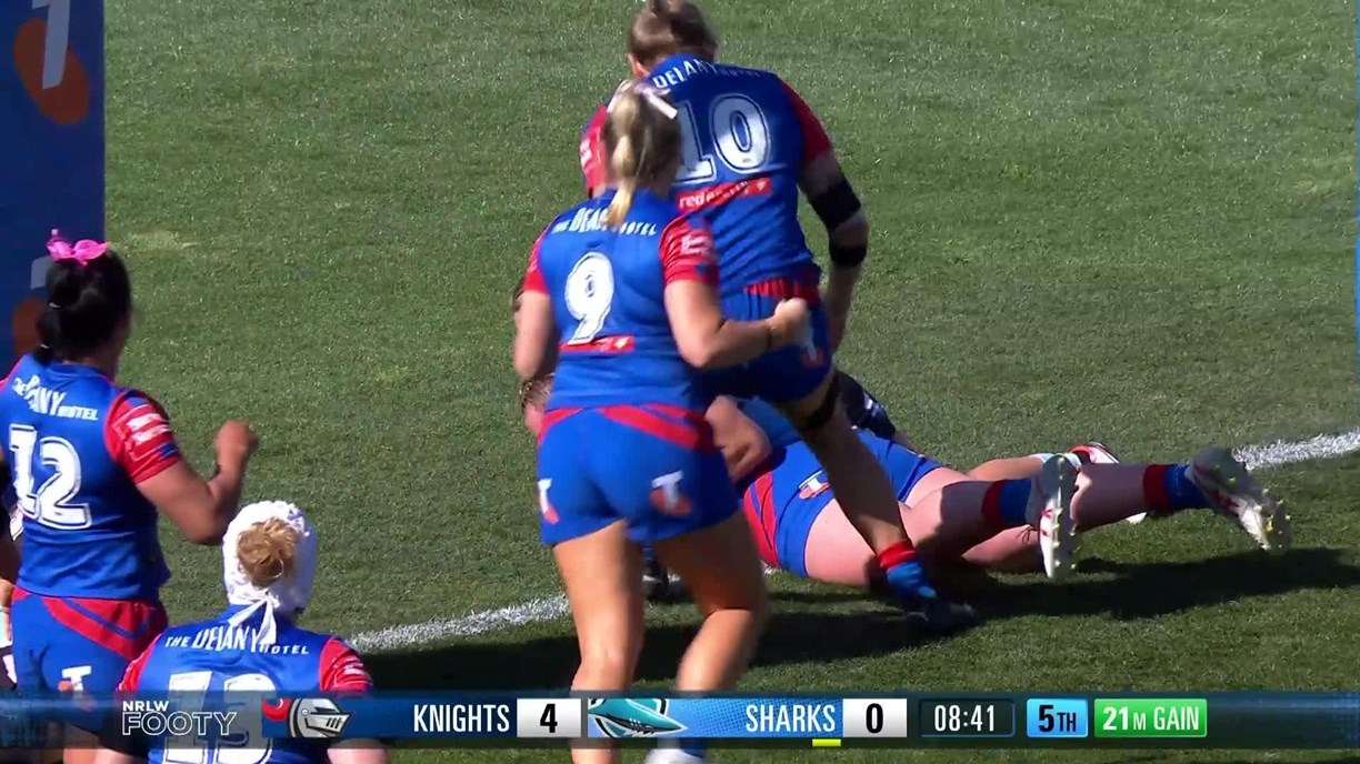 Broncos pip Sharks to move into NRLW top four, Knights beat