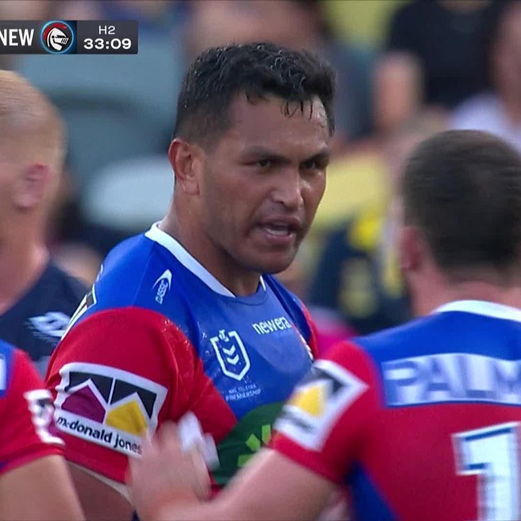 Daniel Saifiti forces the error