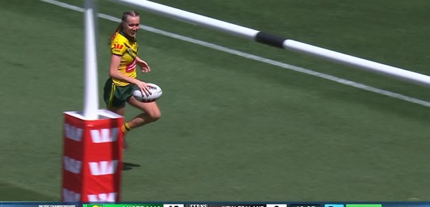 Upton scores another try for the Jillaroos