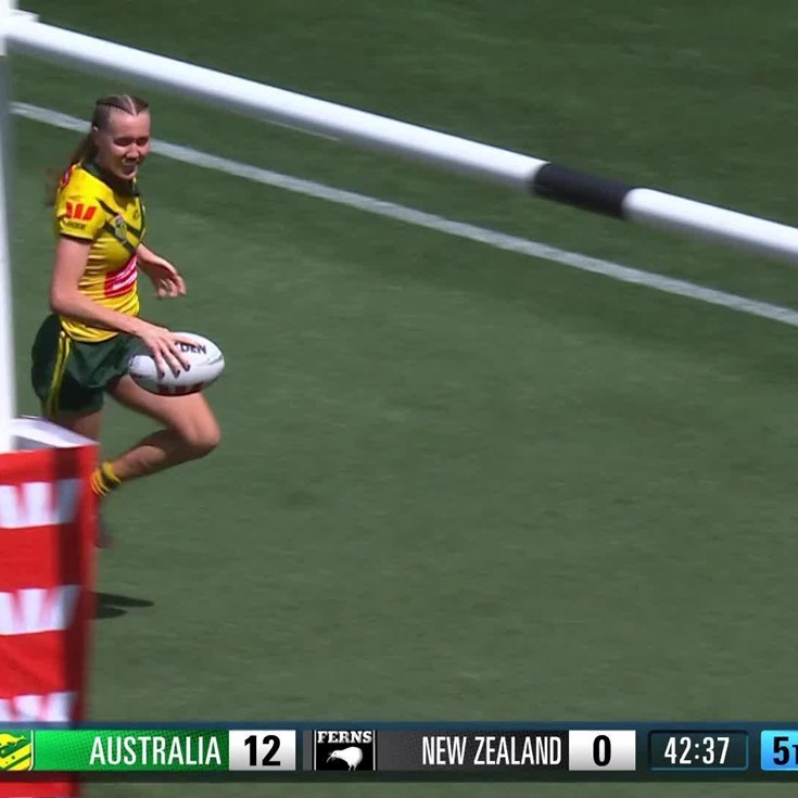 Upton scores another try for the Jillaroos