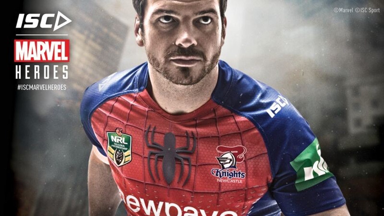 Knights reveal Marvel Spider-Man Jersey